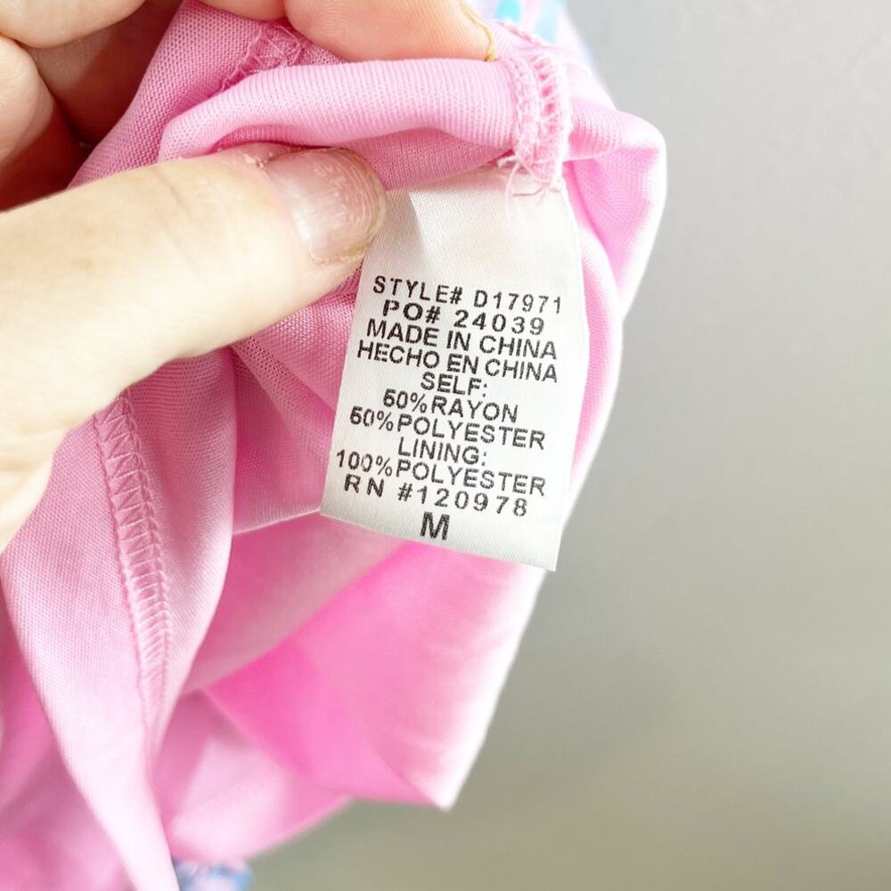 Entro Gingham Print Flutter Sleeve Square Neck Ma… - image 6